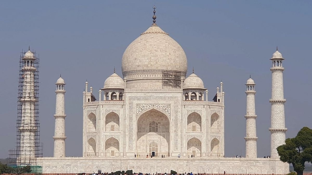 Taj Mahal being 