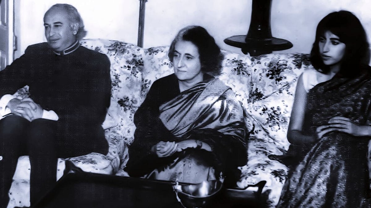 Pakistan flag missing from Raj Bhavan table on which Simla Accord was signed