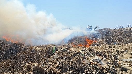 Gurugram gasps: Bandhwari landfill fire doused, but toxic fumes linger