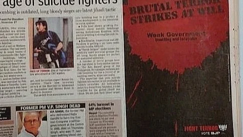 The “awful” advertisement BJP issued in media post-26/11
