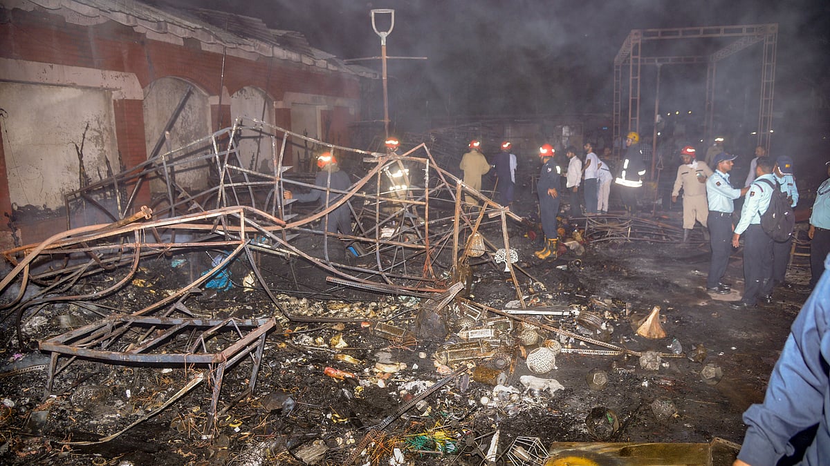 Massive fire breaks out at Delhi’s popular Dilli Haat market; 30 shops gutted
