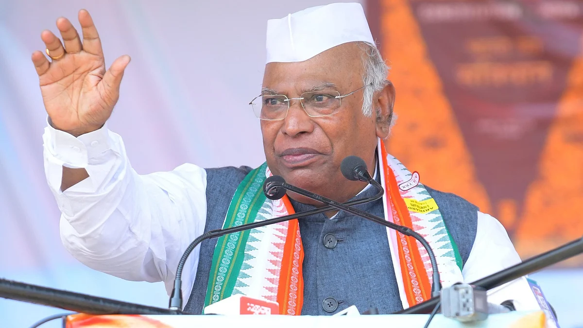 Congress president Mallikarjun Kharge (photo: @kharge/X)