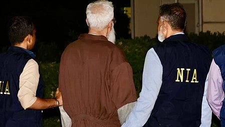Tahawwur Rana in NIA custody (photo: IANS)