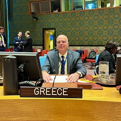 Ambassador Evangelos Sekeris (photo courtest: @evasekeris/X)