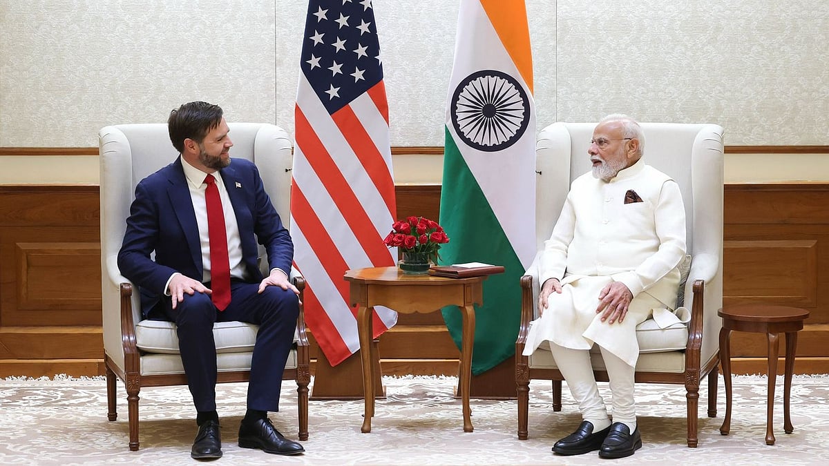 US vice-president J.D. Vance with Prime Minister Narendra Modi (photo: @narendramodi/X)