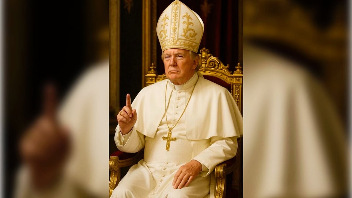 Trump imagining himself as next Pope. Seriously?