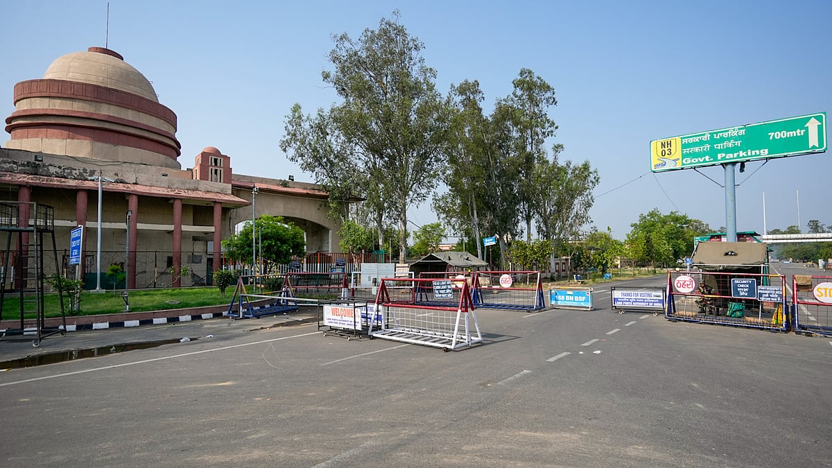 All quiet on the Attari–Wagah border near Amritsar on 3 May (photo: PTI)
