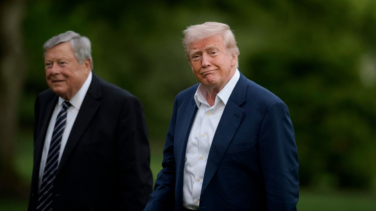 Donald Trump arrives at White House in Washington on 4 May (photo: AP/PTI)