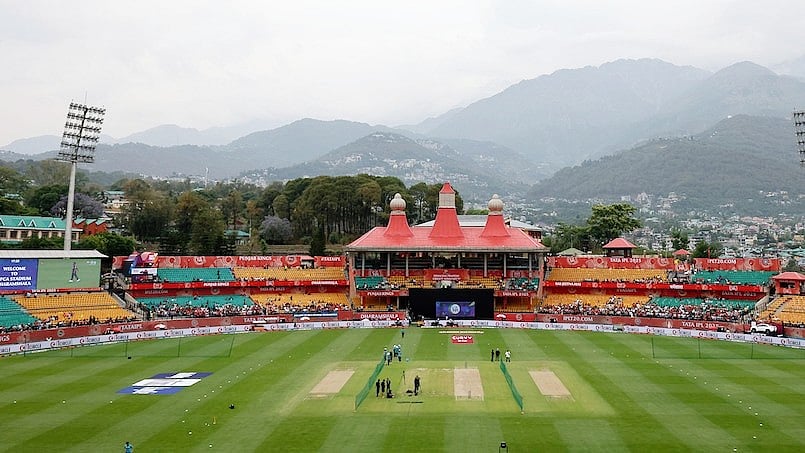 The picturesque Dharamshala Stadium