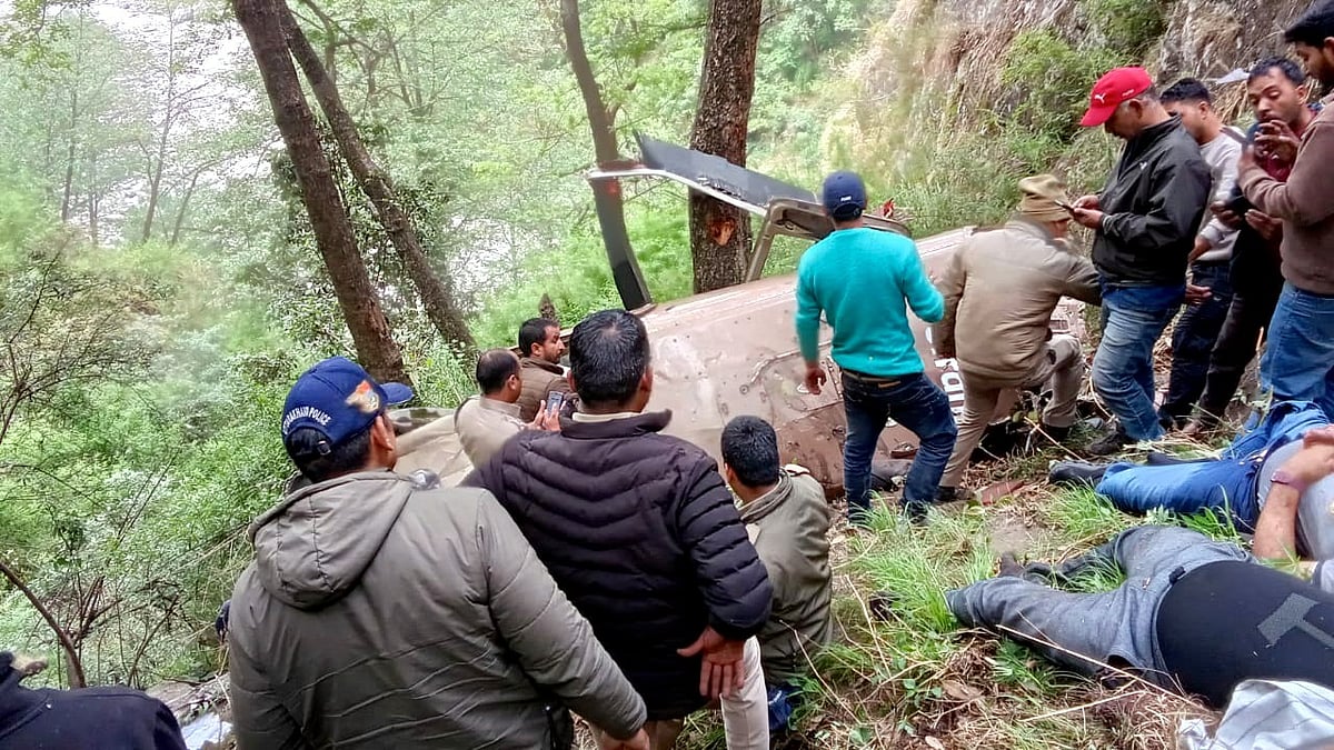 Six killed as private chopper on way to Gangotri board crashes in Uttarakhand