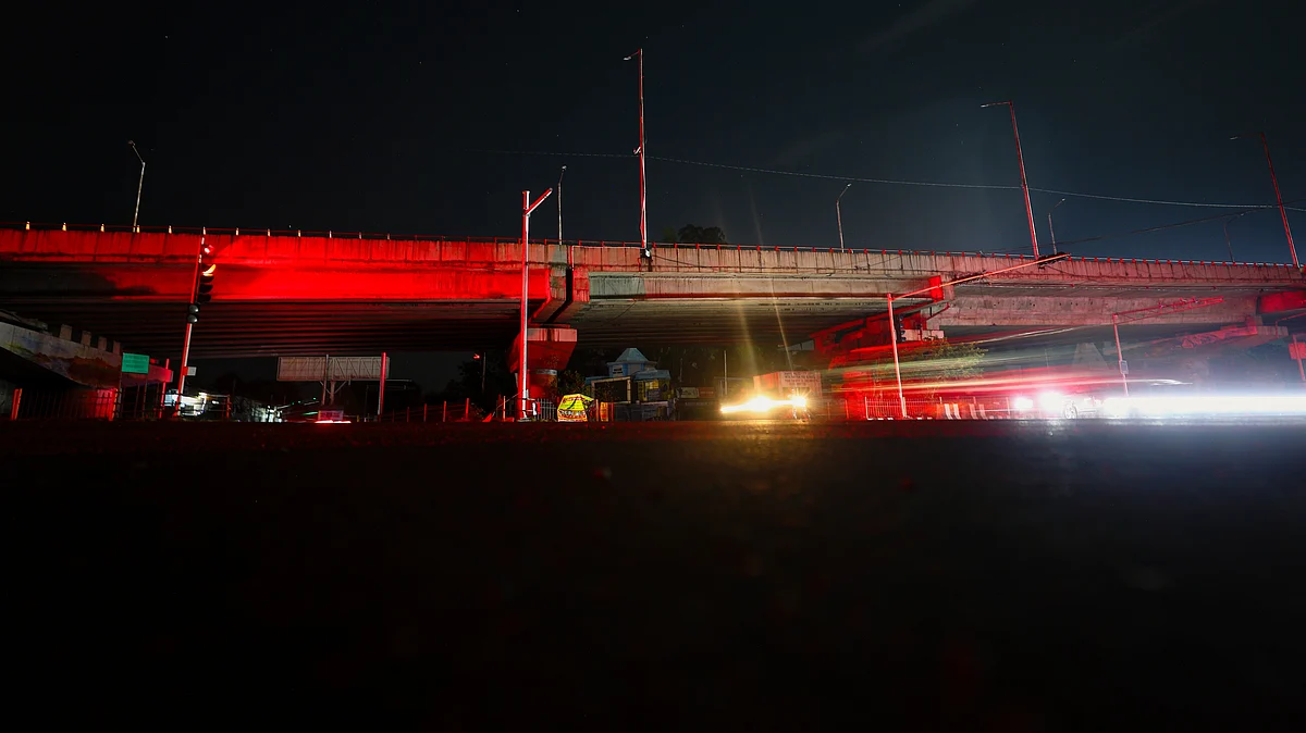 Blackout in Jammu last night, 8 May (photo: PTI)