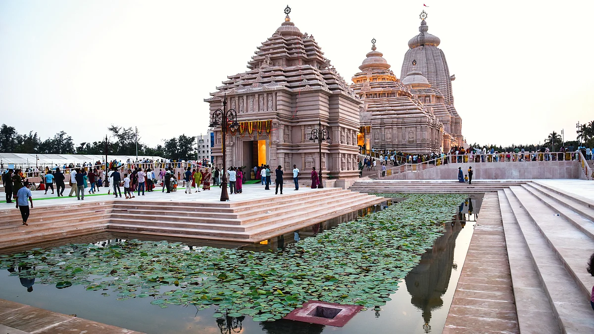 The Jagannath temple in Digha