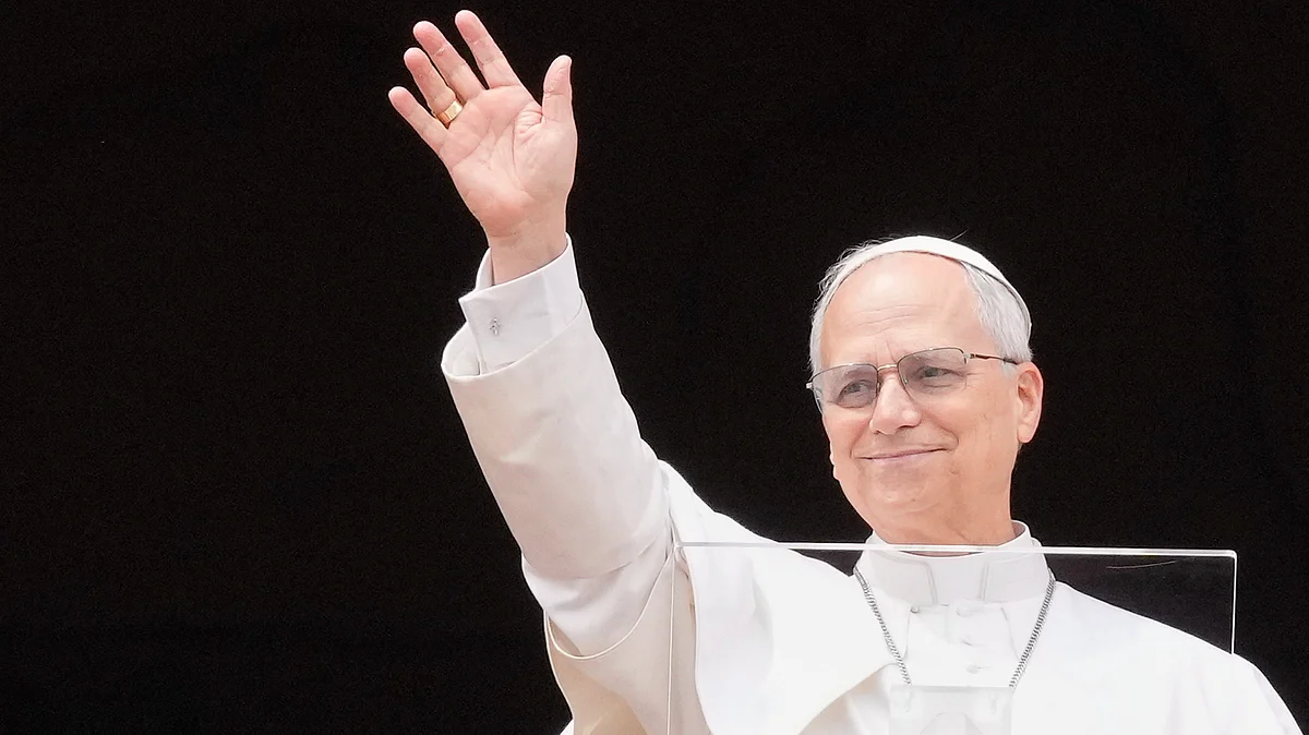 Pope Leo XIV appears on the central balcony of St. Peter's Basilica (file photo)