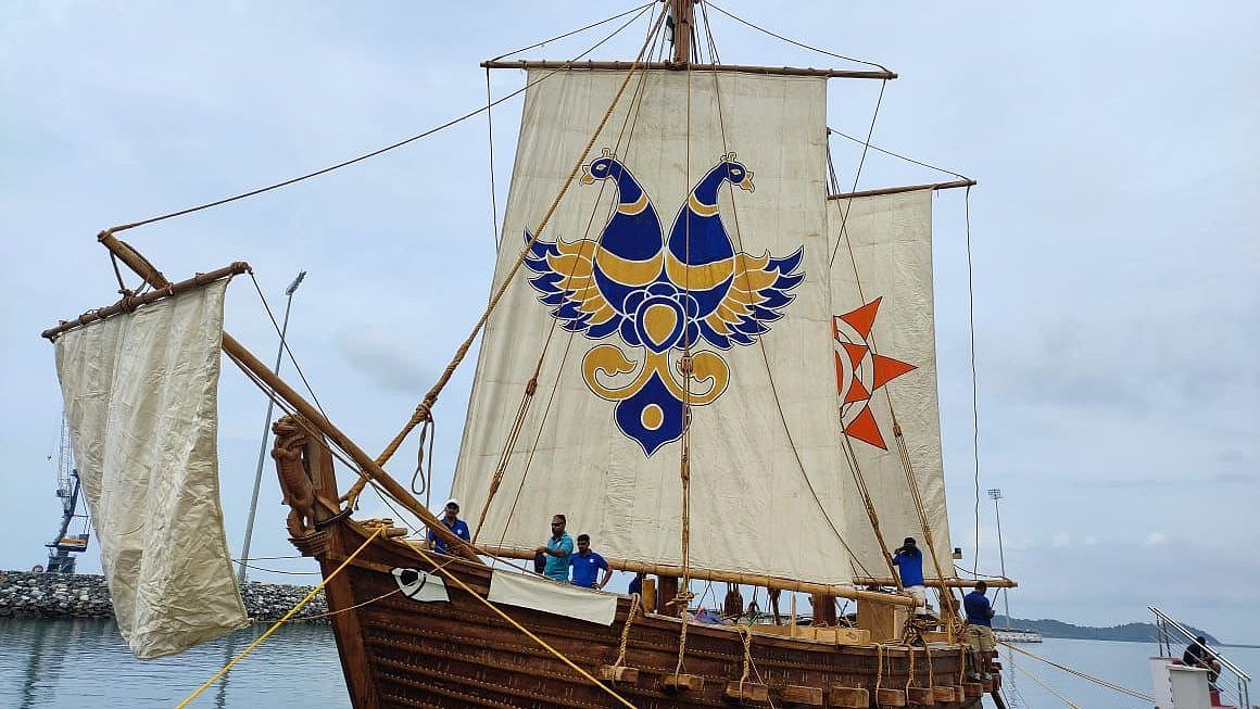 How a painting of a merchant ship in Ajanta Cave 17 inspired the ‘INSV Kaundinya’