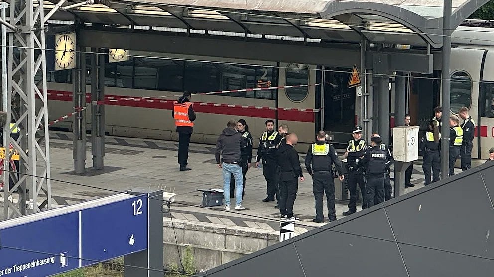 Stabbing at Hamburg’s central train station causes multiple injuries