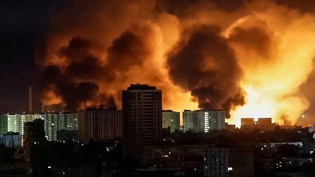 Kyiv under Russian missile and drone attack, 23 May 2025