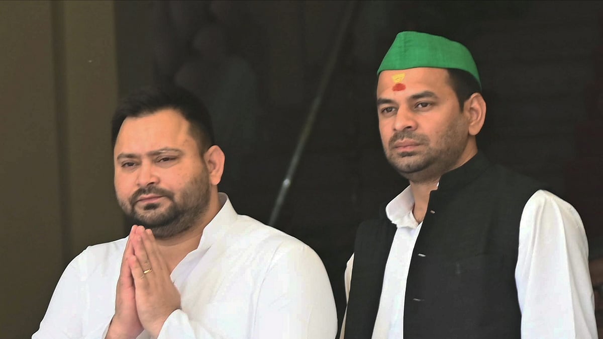 Tej Pratap and Tejashwi Yadav (Photo: PTI)