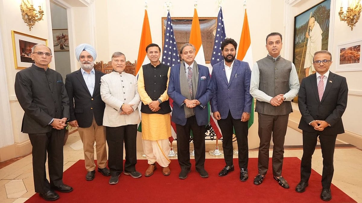 Shashi Tharoor begins anti-terrorism ‘peace mission’ with all-party team