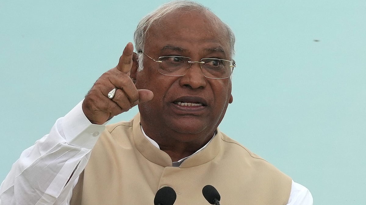 Congress president Mallikarjun Kharge (photo: PTI)
