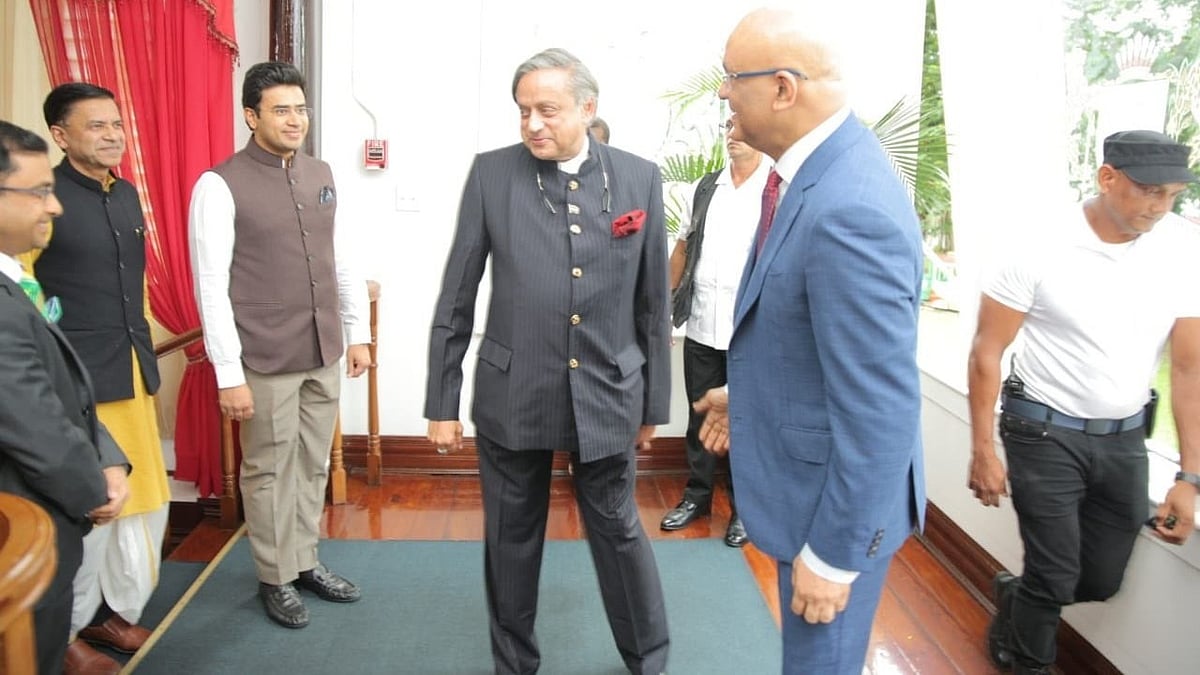 Bharrat Jagdeo meets Indian delegation in Guyana (photo: IANS)