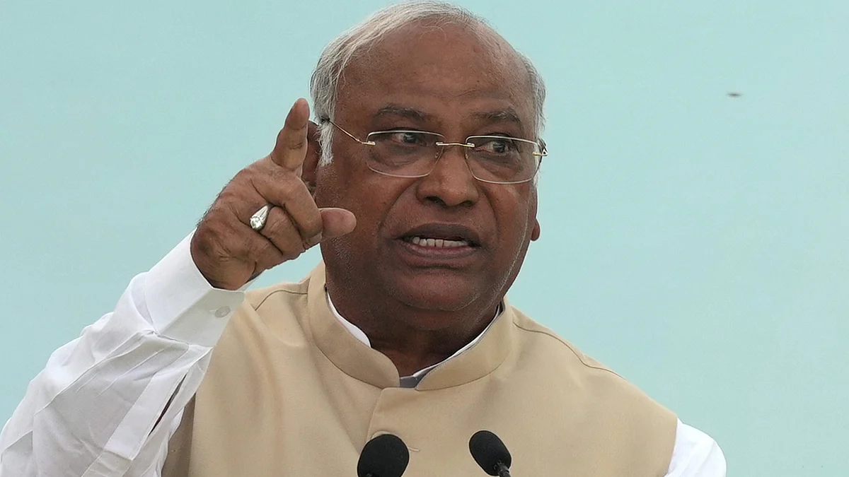 Congress president Mallikarjun Kharge (photo: PTI)