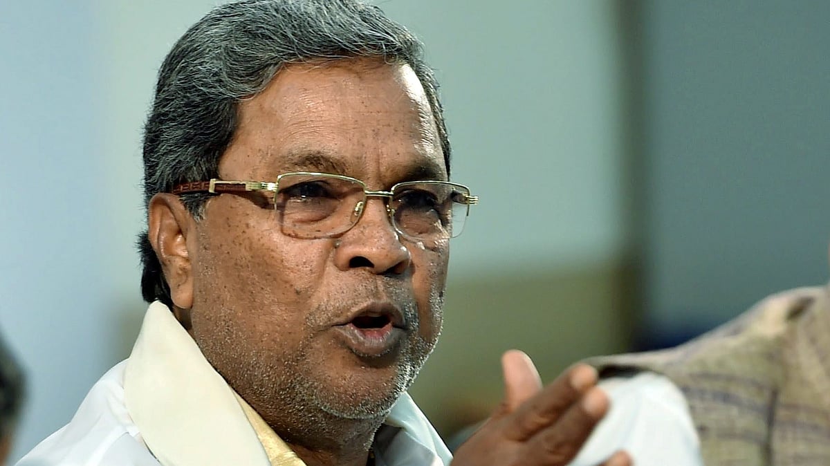 Karnataka chief minister Siddaramaiah (photo: PTI)