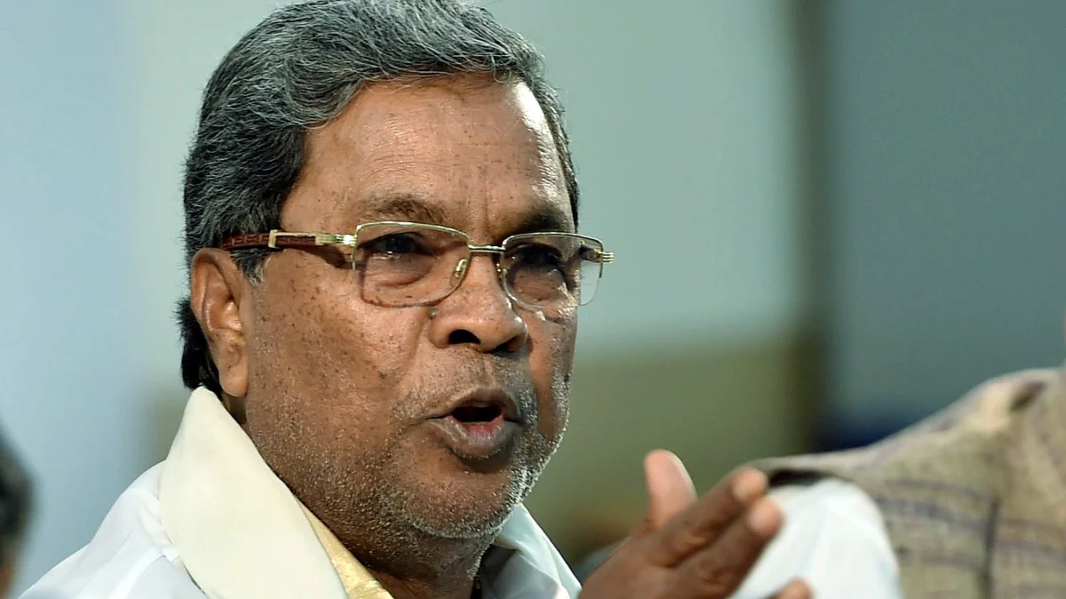 Karnataka chief minister Siddaramaiah (photo: PTI)