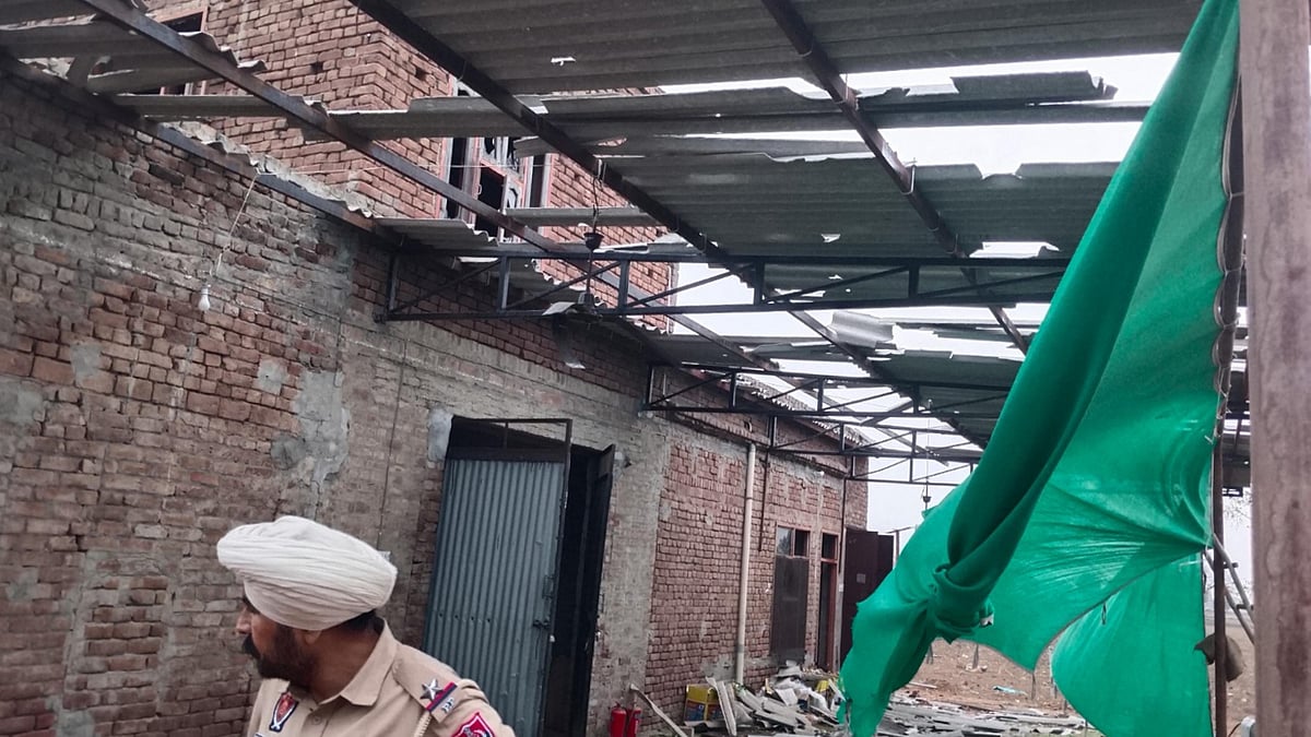 The firecracker factory in Muktsar, Punjab, where five workers died.