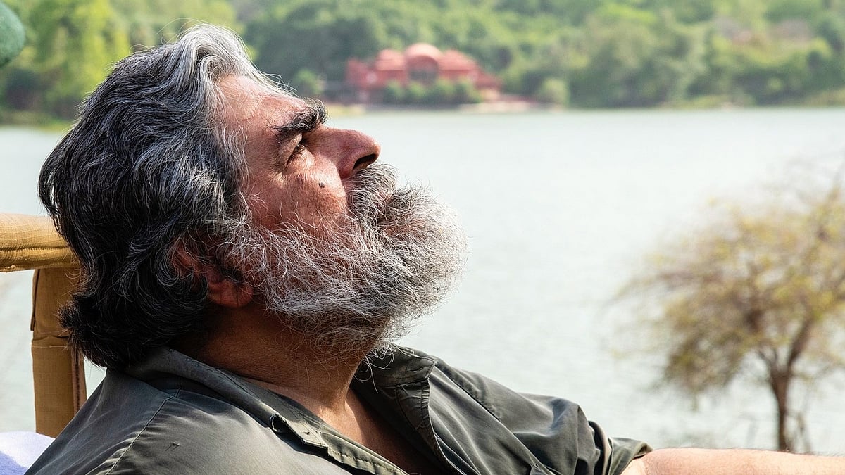 Veteran tiger conservationist Valmik Thapar (photo: @karmanomad/X)