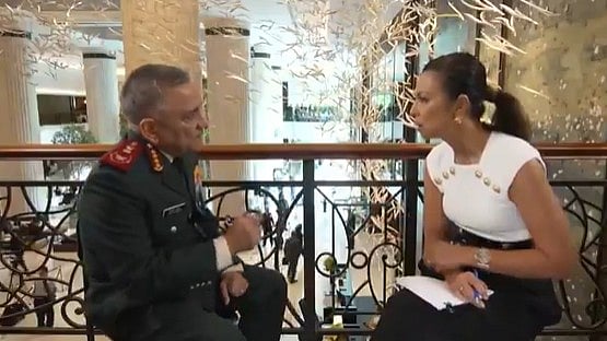 CDS Gen. Anil Chauhan during the interview with Bloomberg TV