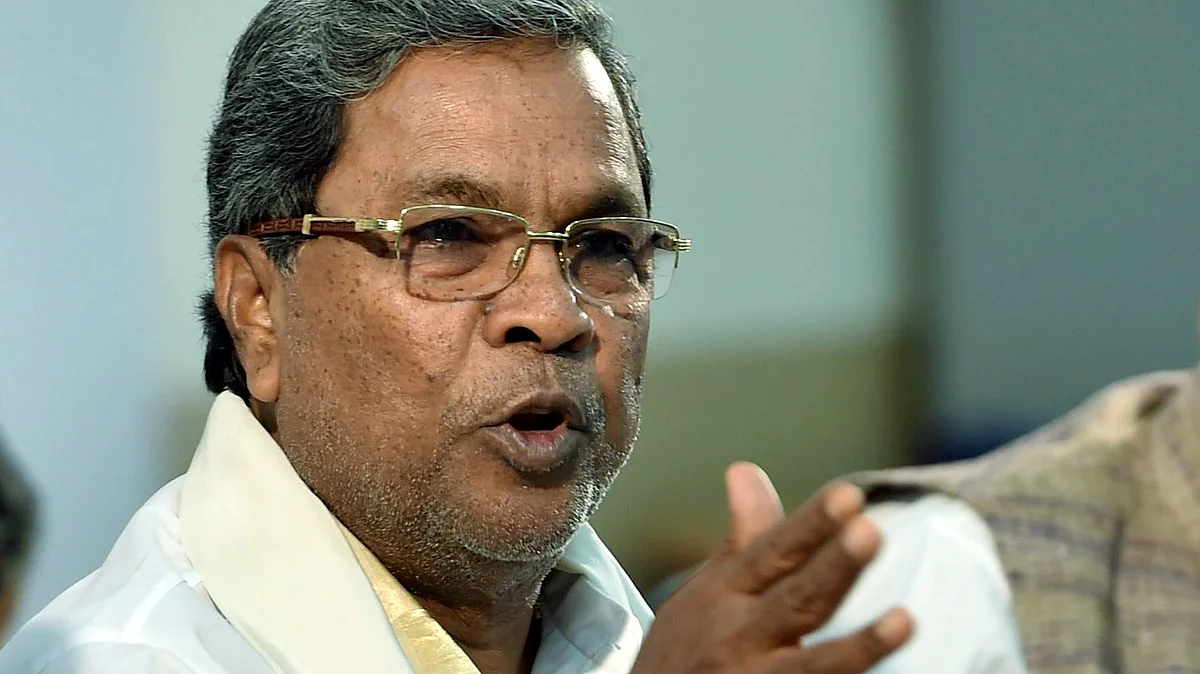 Karnataka chief minister Siddaramaiah (photo: PTI)