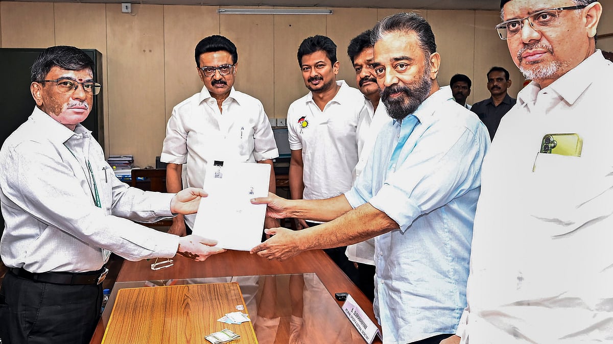Rajya Sabha polls: Kamal Haasan files nomination papers