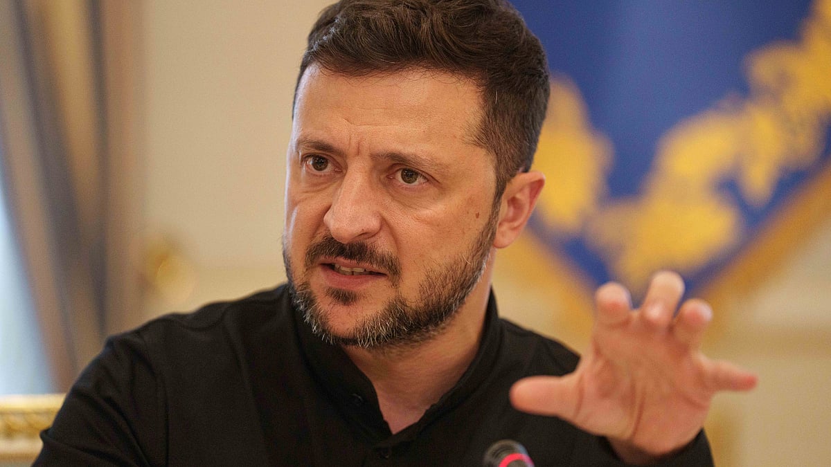 Ukrainian President Volodymyr Zelenskyy in Kyiv on 4 June (photo: AP/PTI)