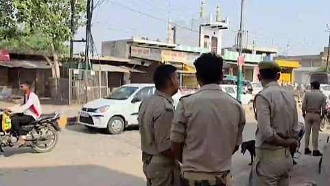 Protest erupts after meat pieces found near Eidgah in Mathura; locals suspect cow slaughter