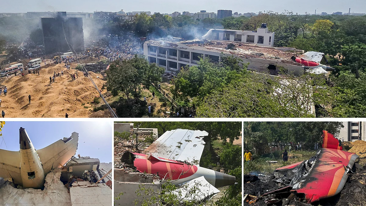 The pieces of the plane that blew apart — and blew up