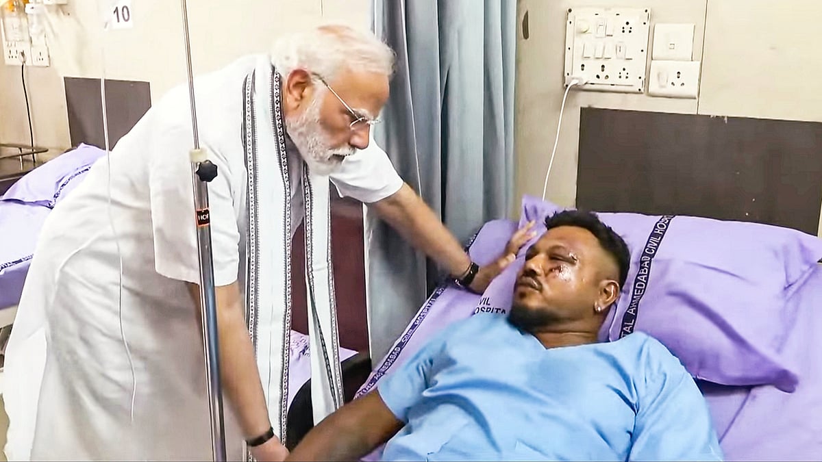 Ahmedabad crash: Lone survivor out of hospital, attends brother's last rites