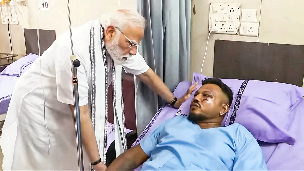 PM Modi with Vishwas (file photo)