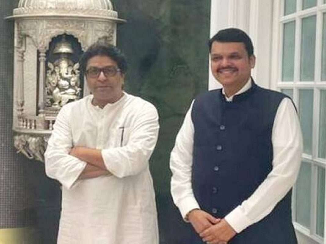 Devendra Fadnavis and Raj Thackeray 