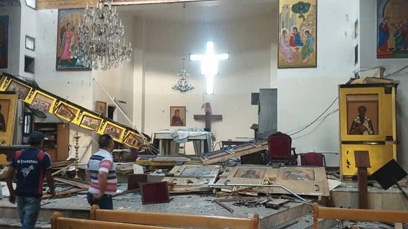 Suicide bombing kills at least 19 at Damascus church