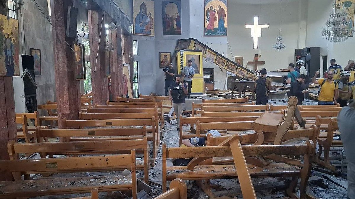 Syria says Islamic State group was behind deadly attack on Damascus church