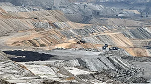 Representational image of a coal mine