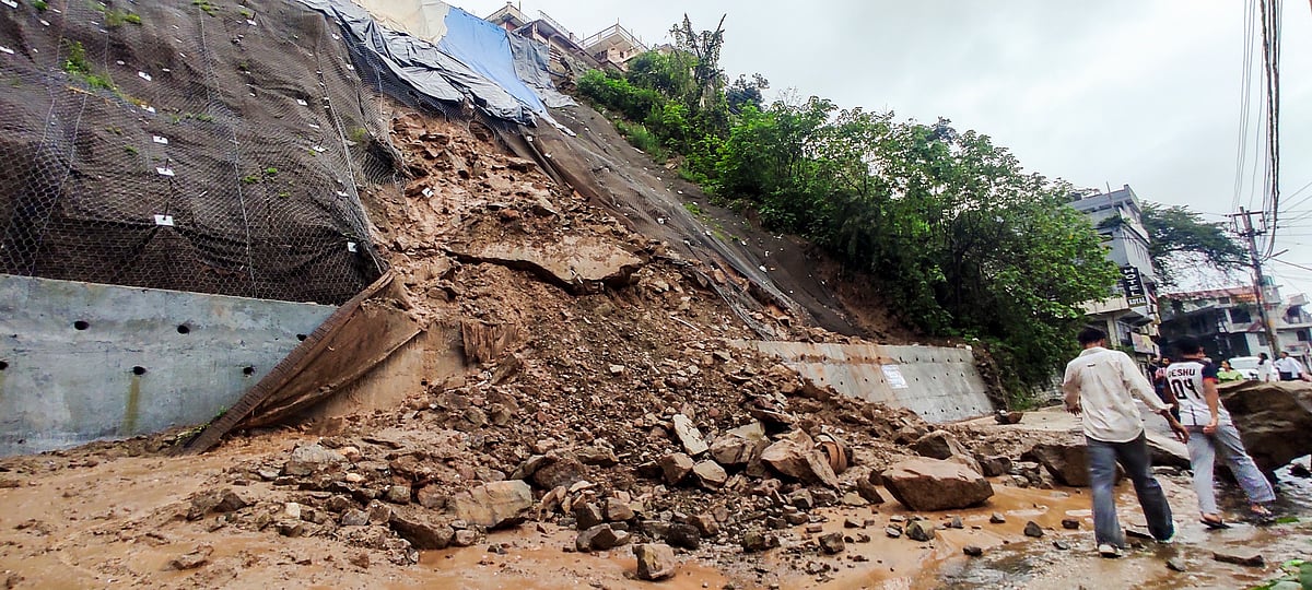 The aftermath of a landslide in Himachal Pradesh (photo: PTI)