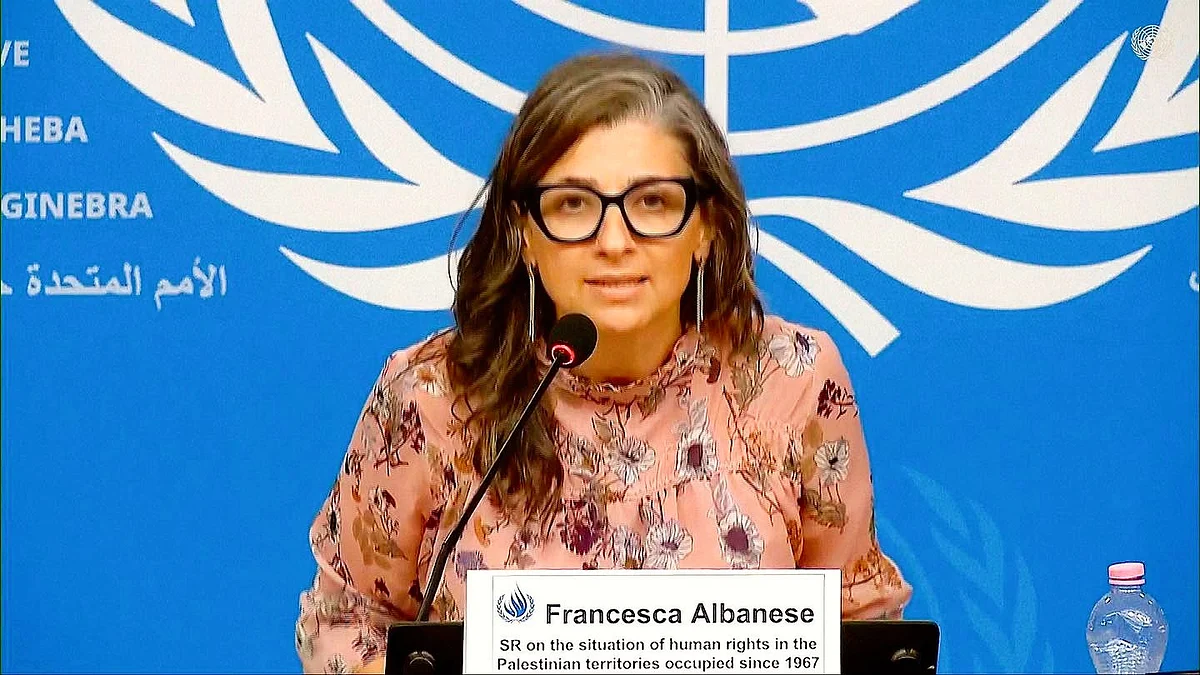 Francesca Albanese (photo: Solidaridad con Palestina/Facebook)