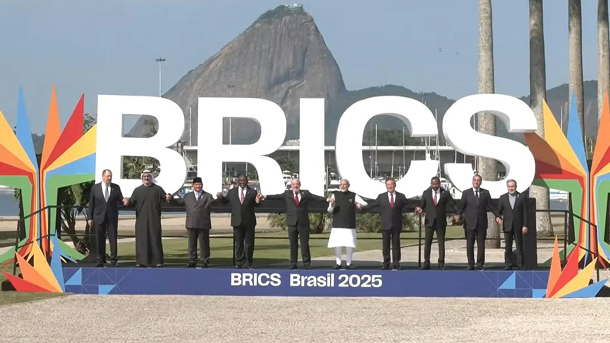 BRICS leaders in Rio de Janeiro on Sunday, 6 July (photo courtesy: BRICS)


