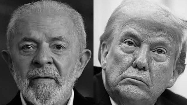 In defending ex-Brazil president Bolsonaro, is Donald Trump (R) challenging Lula da Silva (L)?