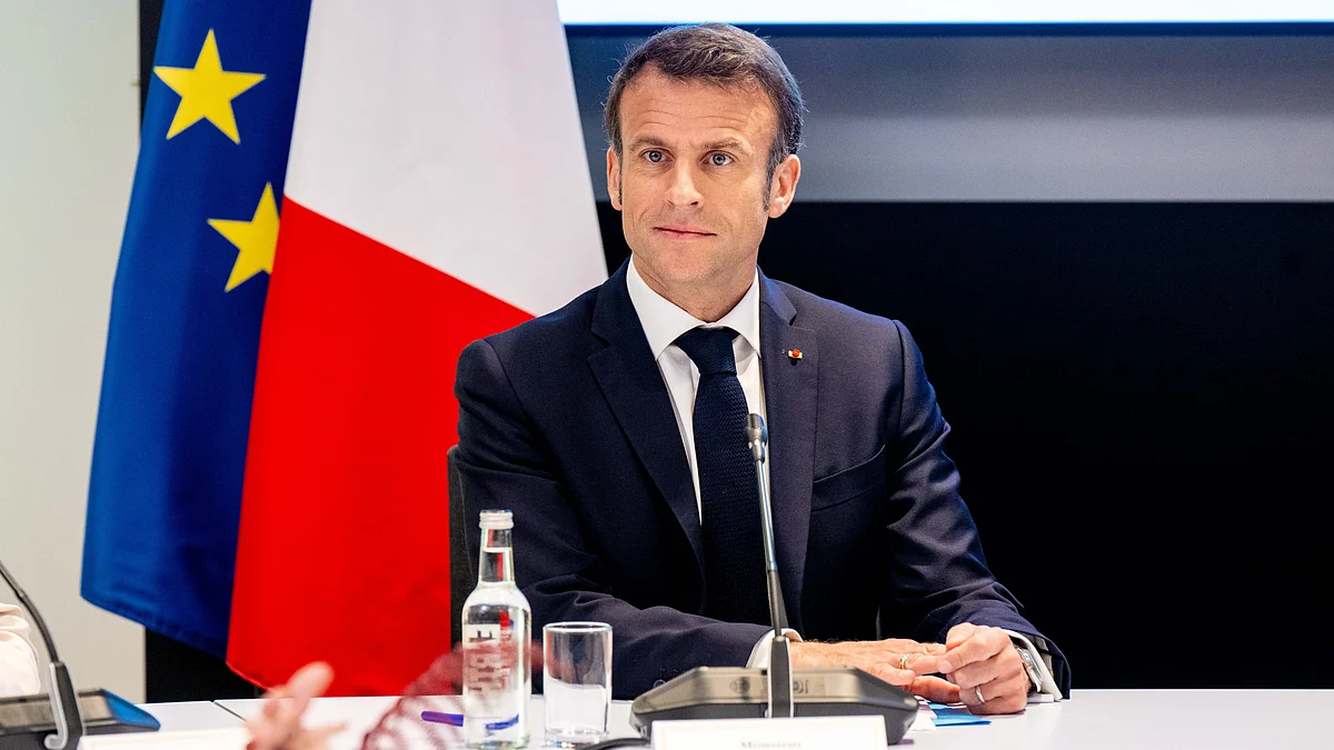 French president Emmanuel Macron.
