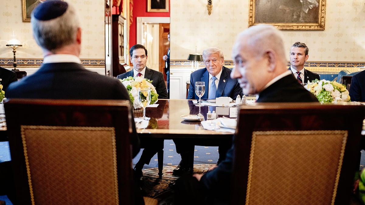 Trump and Netanyahu in the White House (photo: @WhiteHouse/X)