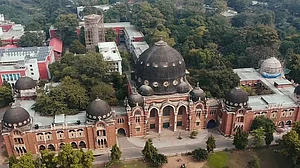 Maharaja Sayajirao University campus in Vadodara (photo: IANS)