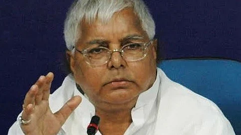 RJD president Lalu Prasad Yadav