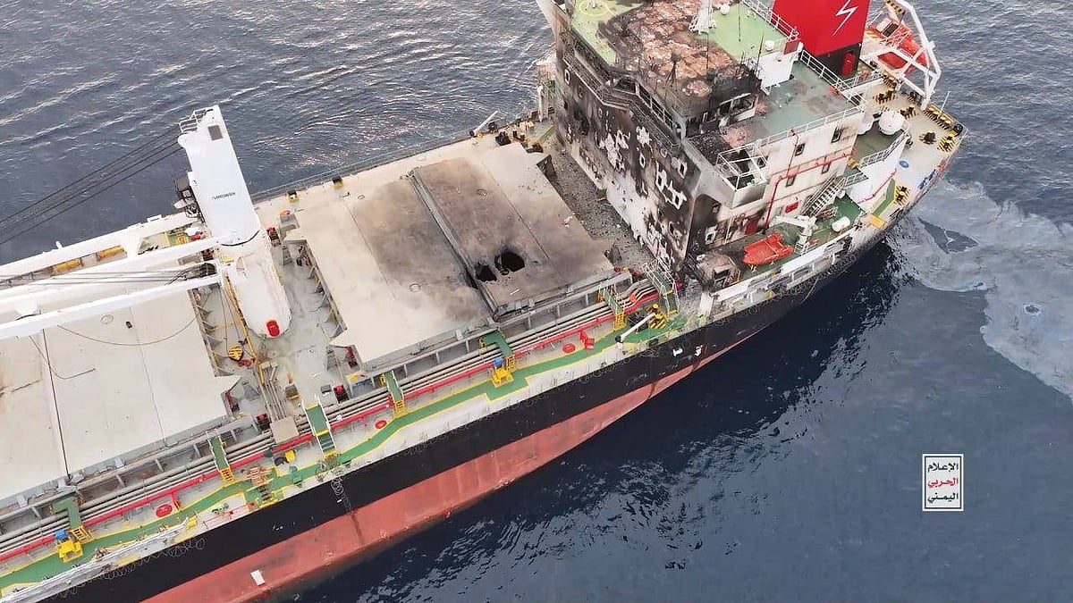 The Liberian-flagged, Greek-owned Eternity C  was sunk by the Houthis on 9 July 